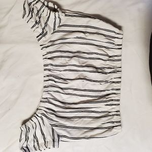 Off the shoulder crop top